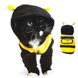Funny Cat Costume Bumblebee Cosplay Pet Apparel Halloween Clothes