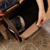 Natural Bamboo Tunnel Cat Bed