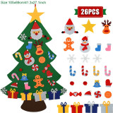 Kids DIY Felt Christmas Tree Christmas Decoration