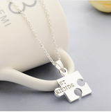 2pcs Puzzles Pendant Best Friends Forever Necklace Offer