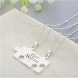 2pcs Puzzles Pendant Best Friends Forever Necklace Offer