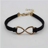 Unisex Jewelry Leather Double Infinite Multi-Layer Bracelets Offer