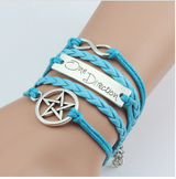 Unisex Jewelry Leather Double Infinite Multi-Layer Bracelets