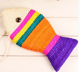 Fish Shape Sisal Hemp Cat Scratch Board