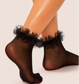 Black Fashion Fishnet Socks