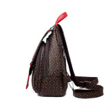 Journee Women Casual Purse Fashion Leather Backpack Crossbody Shoulder School Bag