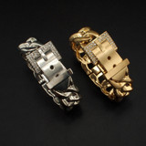 Cuff Bangle Rhinestones Metal Bracelets