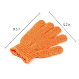 Exfoliating Bath Gloves | Face & Body Exfoliating Glove | Random Color |Skin Rubbing Mitt |nShower Scruber | Nylon Glove | Habbie Beauty