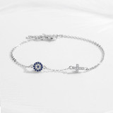 Little Hamsa Evil Eye Bracelet