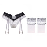 Sexy Stockings and Garters Suspender Belt set