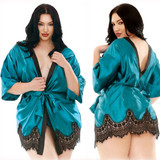 Sexy Satin Kimono