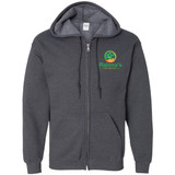 Rahma's Logo Rahma's Tax Service Zip Up Hooded Sweatshirt