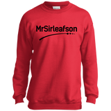 MrSirleafson Youth Crewneck Sweatshirt
