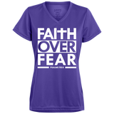 Faith Over Fear Ladies' Wicking T-Shirt