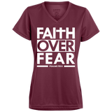 Faith Over Fear Ladies' Wicking T-Shirt