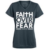 Faith Over Fear Ladies' Wicking T-Shirt