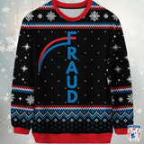 Fraud Ugly Christmas Sweater Sweatshirt 3D Printed Fraud Ugly Christmas Sweater Sweatshirt 3D Printed
