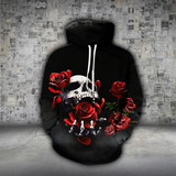 Rose Skull Hoodie