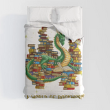Book Dragon Bedding Set