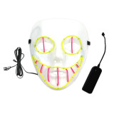 LED Wire Clown Mask
