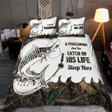 Fisherman And His Best Catch Bedding Set
