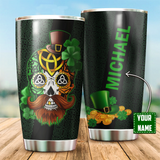 Irish Saint Patrick's Day Skull Tumbler