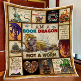 I Am A Book Dragon Quilt