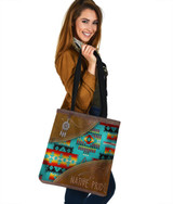 Native Pride, Native American Pattern Tote Bag