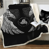 Muninn Blanket, Viking Norse, Customize, For Picnic, Camping