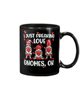 Gnome Valentine's Day, I Just Freaking Love Mug Gnome Valentine's Day, I Just Freaking Love Mug