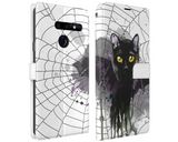 Spiderweb Cat Wallet Phone Case