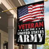 Veteran Of The United States Army Flag