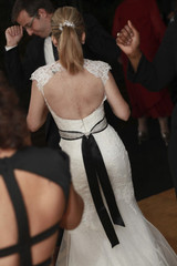Straps Cheap Wedding Gown,Sheath Keyhole Back Sleeveless Appliques Wedding Dress W138