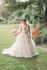 Sweetheart Strapless Mid Back Cheap Wedding Gown,Sweep Train Beading Ball Gown Wedding Dress W132
