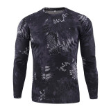 Men's Long Sleeve  Outdoor Camouflage T-shirt