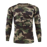 Men's Long Sleeve  Outdoor Camouflage T-shirt