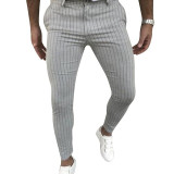 Men Muti-color Plaid Casual Pants