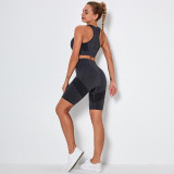 Seamless High Waist Cycling Short and Top Set