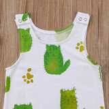 Cheeky Cactus Kitty Romper