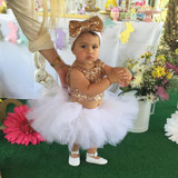 Gold And Sparkly Baby Outfit