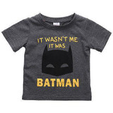 It Wasn't Me It Was Batman Baby Outfit