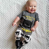 It Wasn't Me It Was Batman Baby Outfit