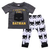 It Wasn't Me It Was Batman Baby Outfit