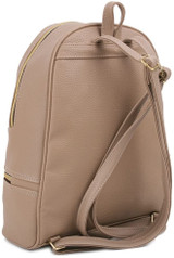 Copi Women's Simple Design Fashion Quilted Casual Backpacks Black