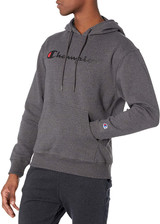 Champion Men's Graphic Powerblend Fleece Hoodie Script Sweatshirt