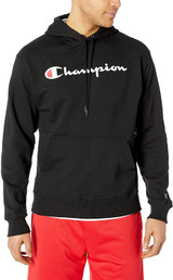 Champion Men's Graphic Powerblend Fleece Hoodie Script Sweatshirt