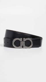 Salvatore Ferragamo Men's Gancini Buckle Reversible Belt