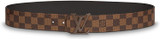 Louis Vuitton Damier Ebene Canvas LV Initiales 40mm Belt (110 cm)