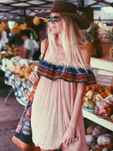 Off Shoulder Summer Beach Mini Dress