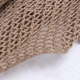 2018 New Knit Hollow Out Swimwear Bikini Cover Up